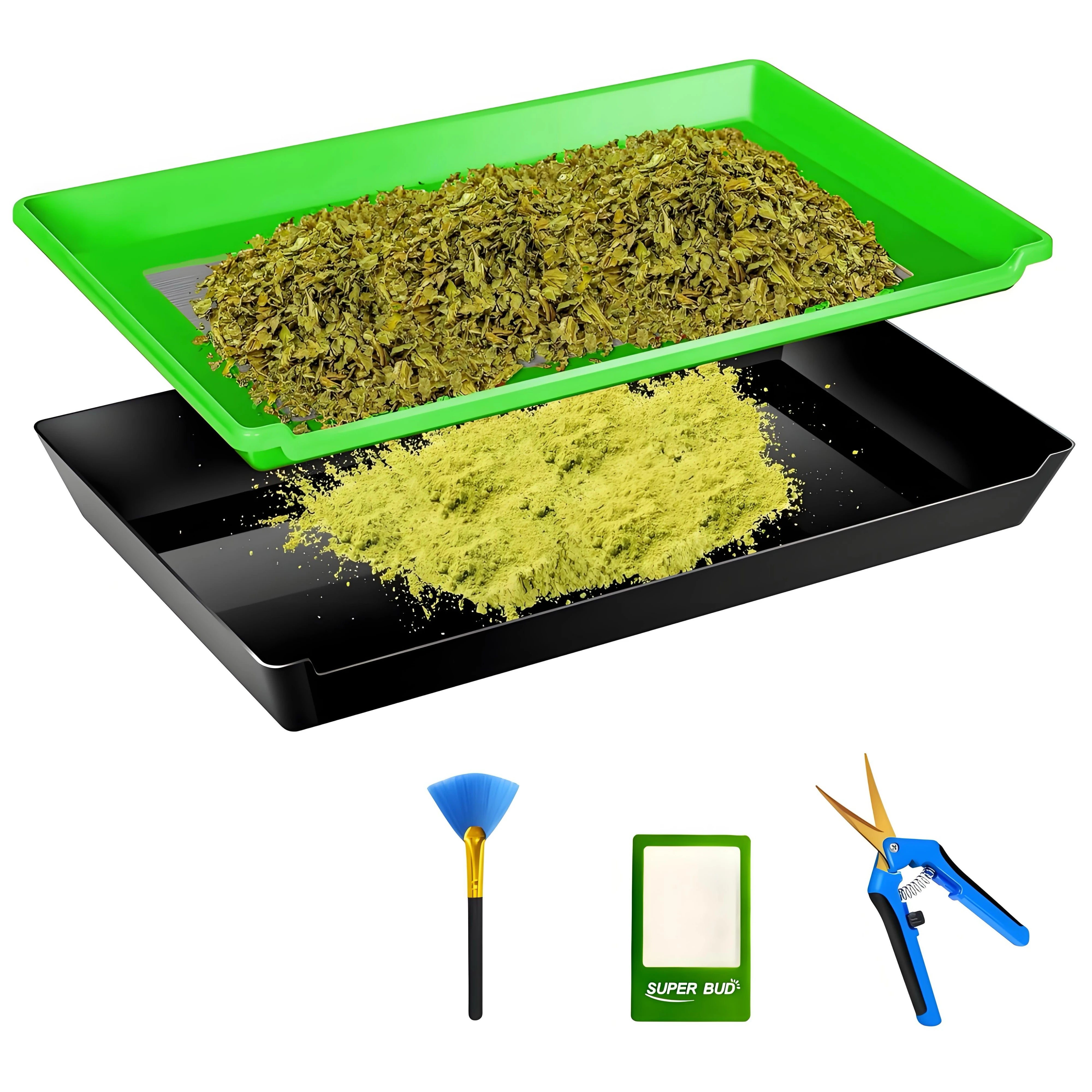 Super Bud Trimming Tray Kit — Professional Herb Harvest Station