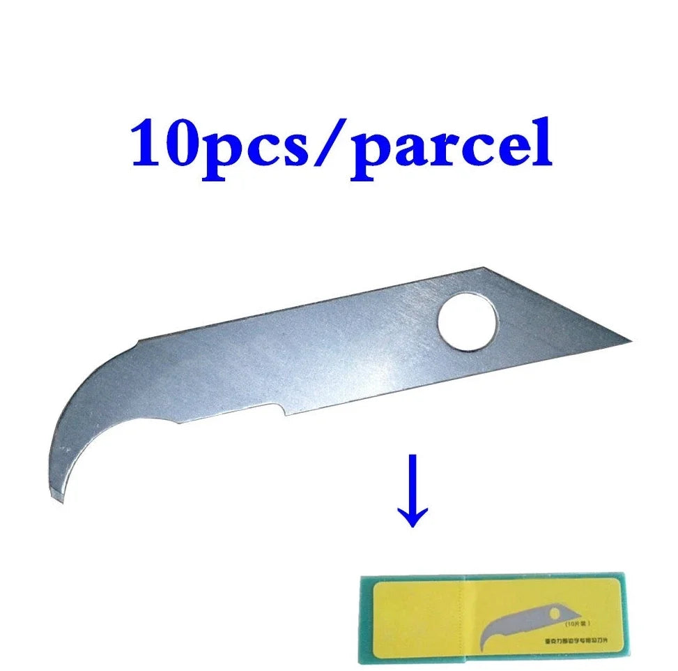 OPTIM-TEC Acrylic Hook Knife — Professional Craft Cutting Tool with 12 Blades