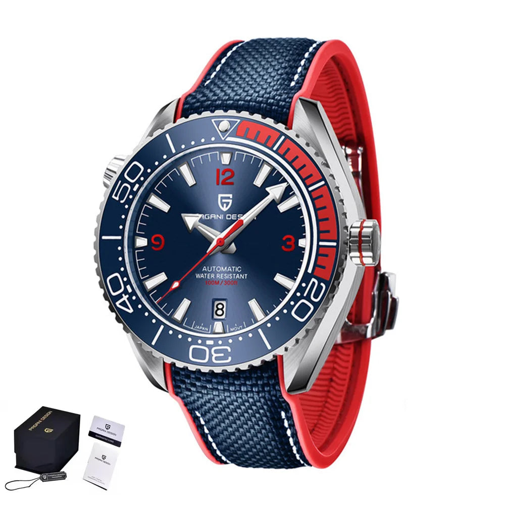 PAGANI DESIGN Luxury Men's Sports Watch — Automatic Mechanical Diver