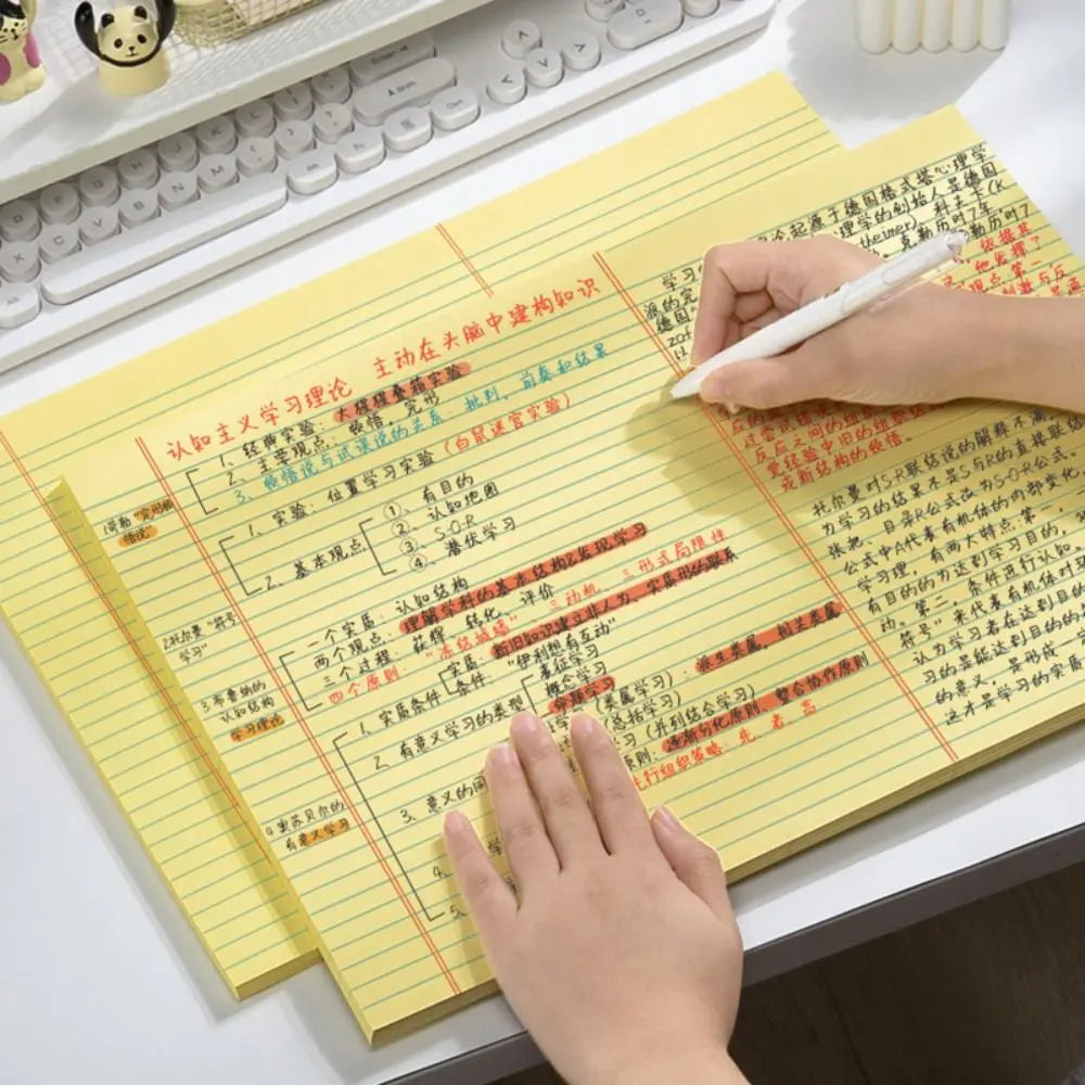 A3 Large Format Notepad — Thickened Paper for Mind Mapping & Planning