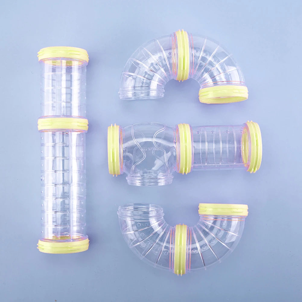 DIY Hamster Tunnel Maze Set — Customizable Pet Cage Pipeline Accessories