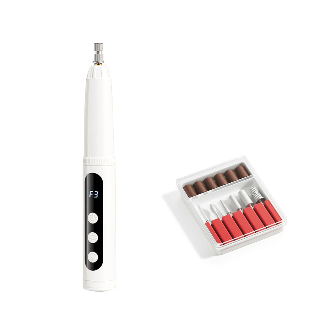 PEICON Electric Nail Drill & UV Lamp — 2-in-1 Cordless Manicure Tool