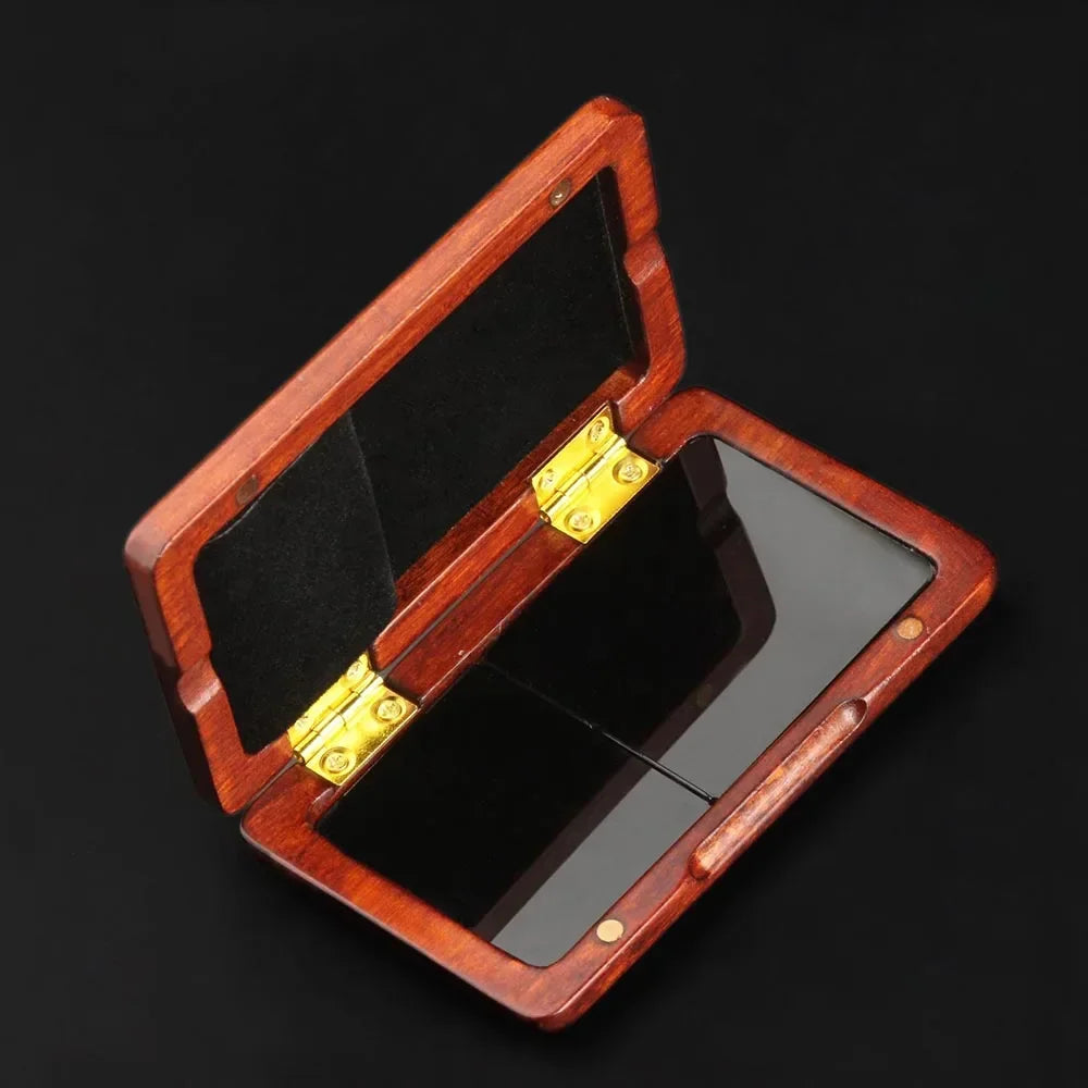 SLADE Walnut Wood Reed Case — Protective Storage for Saxophone & Clarinet