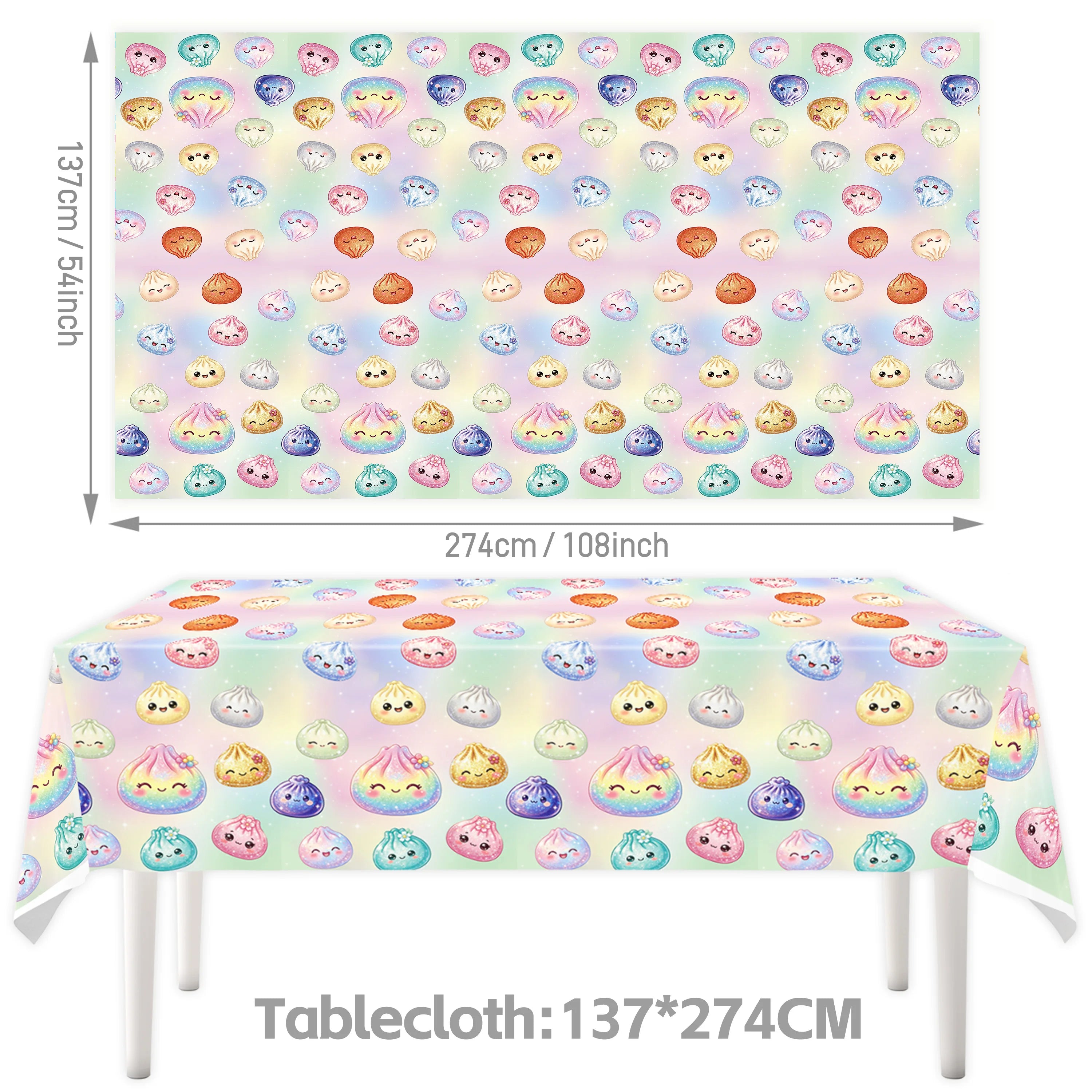 Dumpling Theme Party Decoration Set — Birthday Party Supplies & Favors
