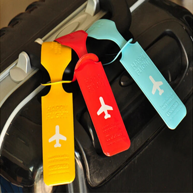 Clyine Luggage Tag Holder — Durable PVC Suitcase ID Cover