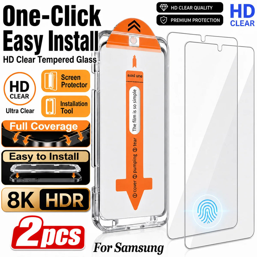 NNBILI Tempered Glass Screen Protector — Anti-Scratch & Clear Front Film