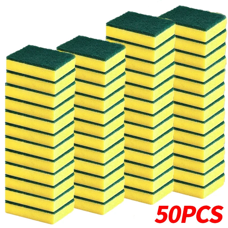 Double-Sided Magic Cleaning Sponge — Highly Absorbent Kitchen Scrubber