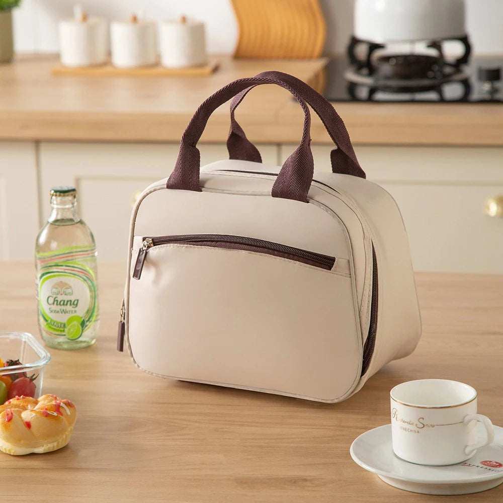 Insulated Lunch Bag — Thermal Bento Box Carrier for Work or School