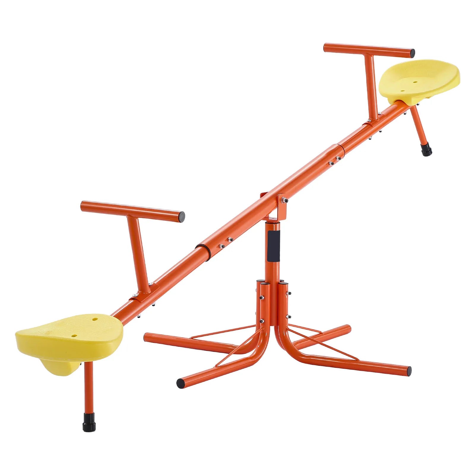 Kids Sit and Spin Teeter Totter — 360° Rotating Outdoor Seesaw