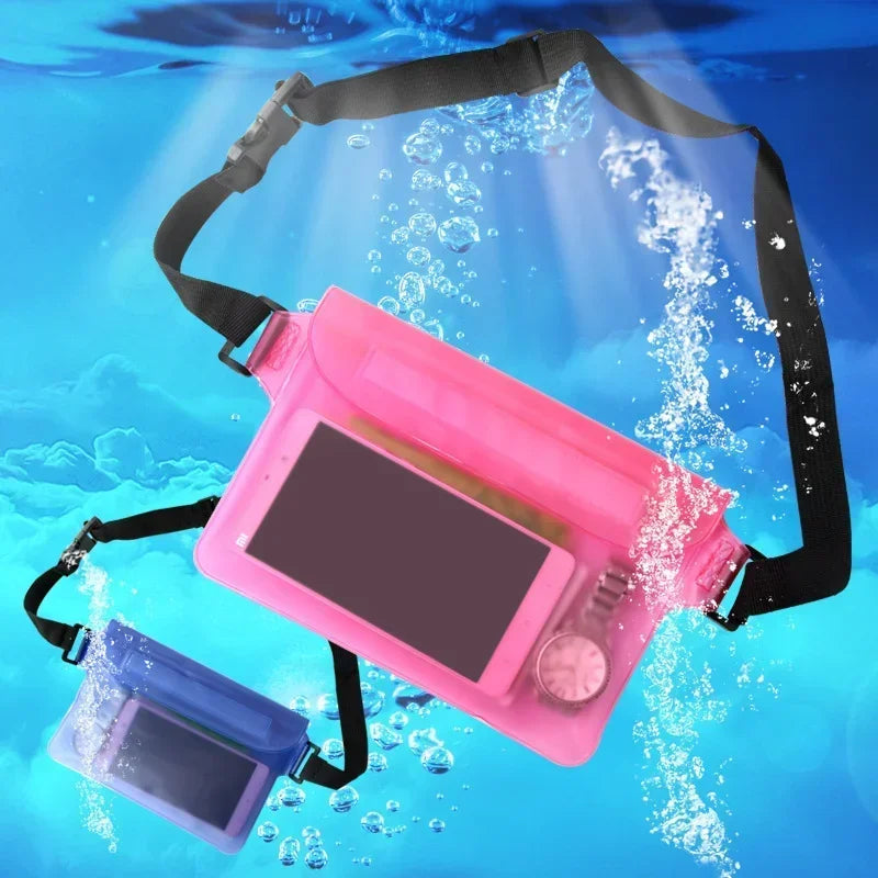 dawndesslo Waterproof Waist Bag — Dry Pouch for Diving, Swimming, and Rafting