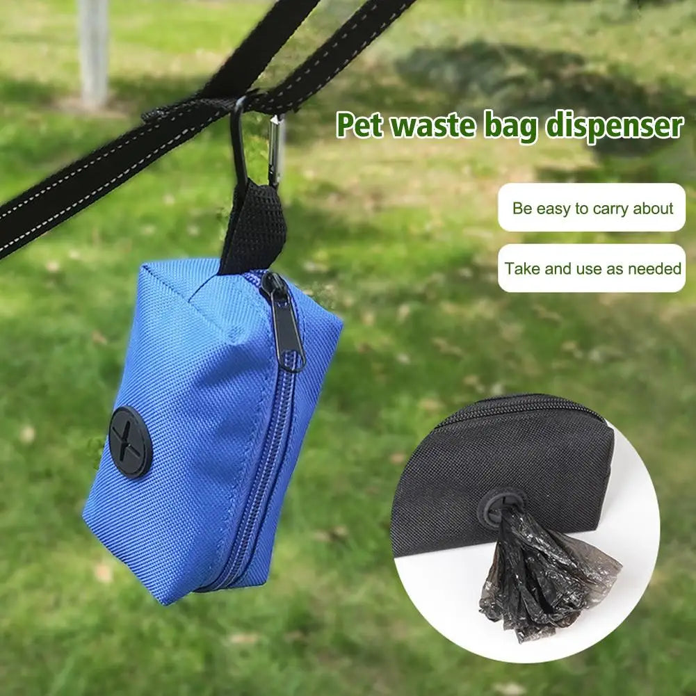 Portable Dog Poop Bag Dispenser — Compact Waste Bag Holder for Leashes