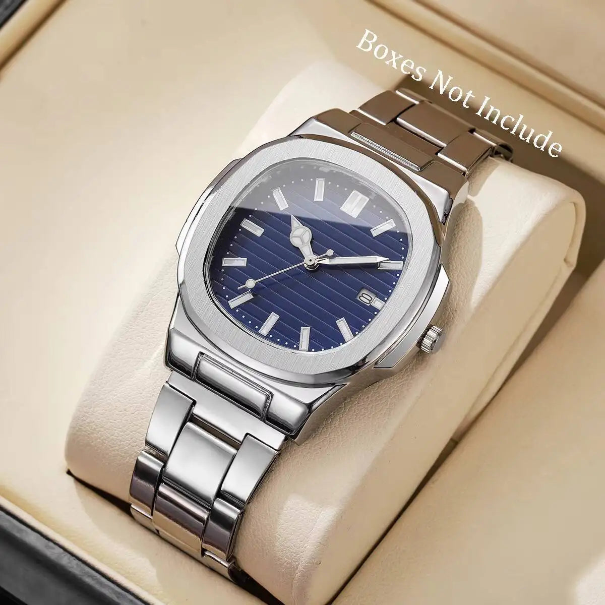 yolako Men's Business Watch — Square Dial Quartz Wristwatch with Calendar