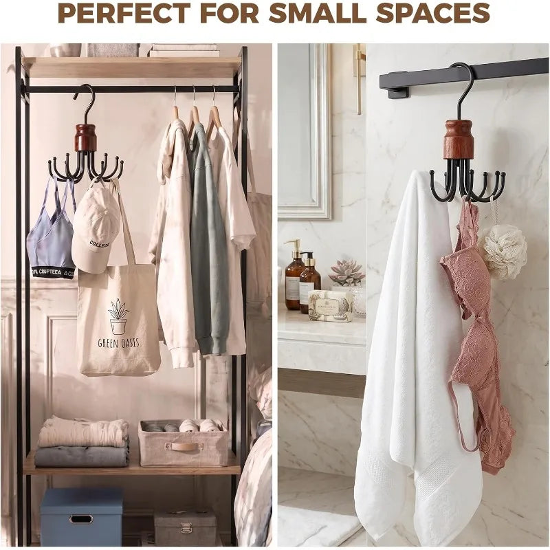 Wooden Bra and Tank Top Hanger — Space Saving Closet Organizer