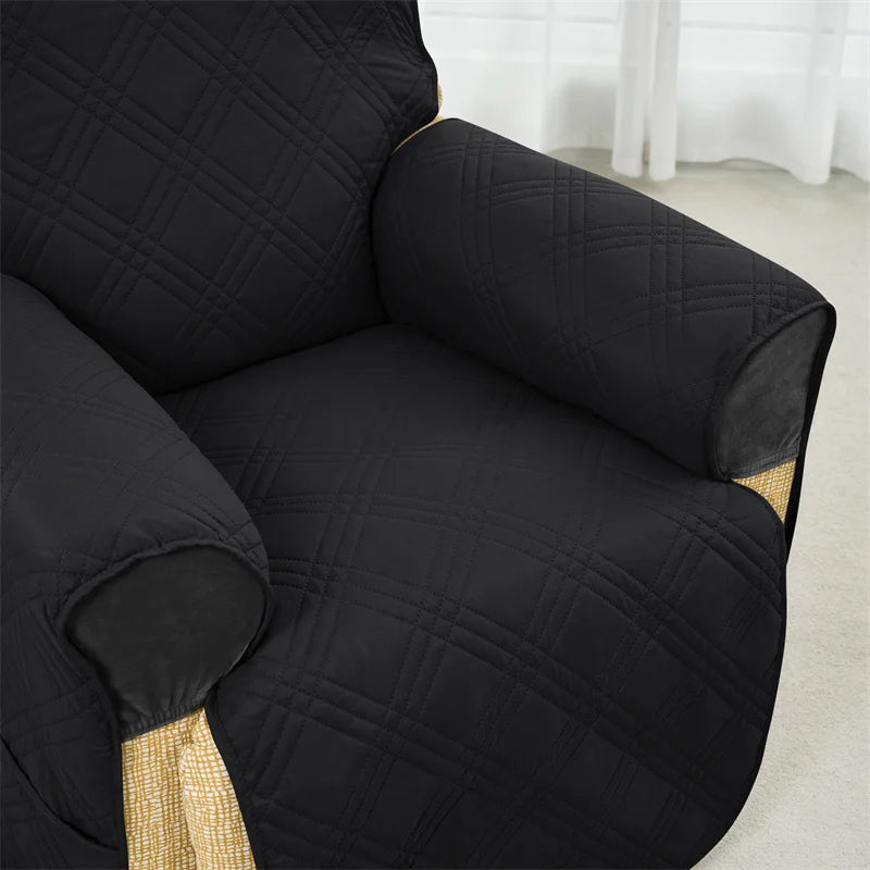 Single Recliner Sofa Cover — Non-Slip Protective Slipcover for Armchairs