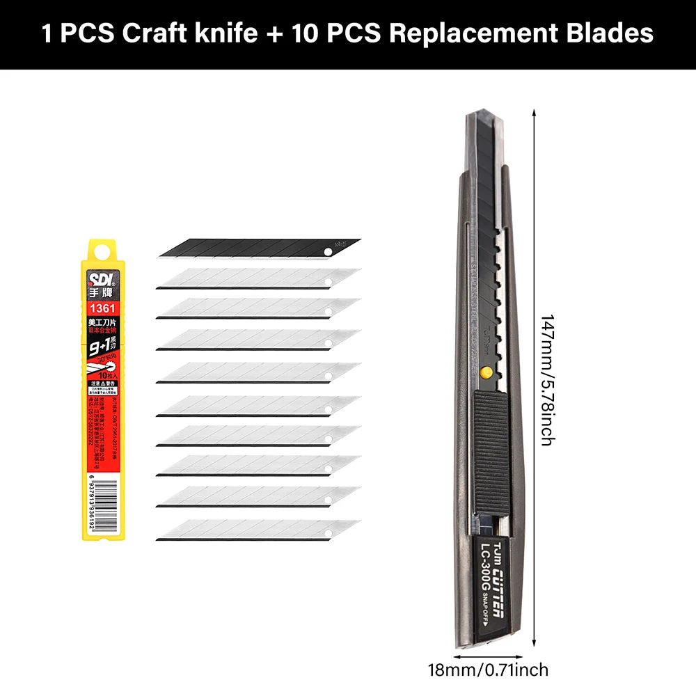 WUTA Precision Craft Knife — Professional Utility Cutter for Arts and DIY