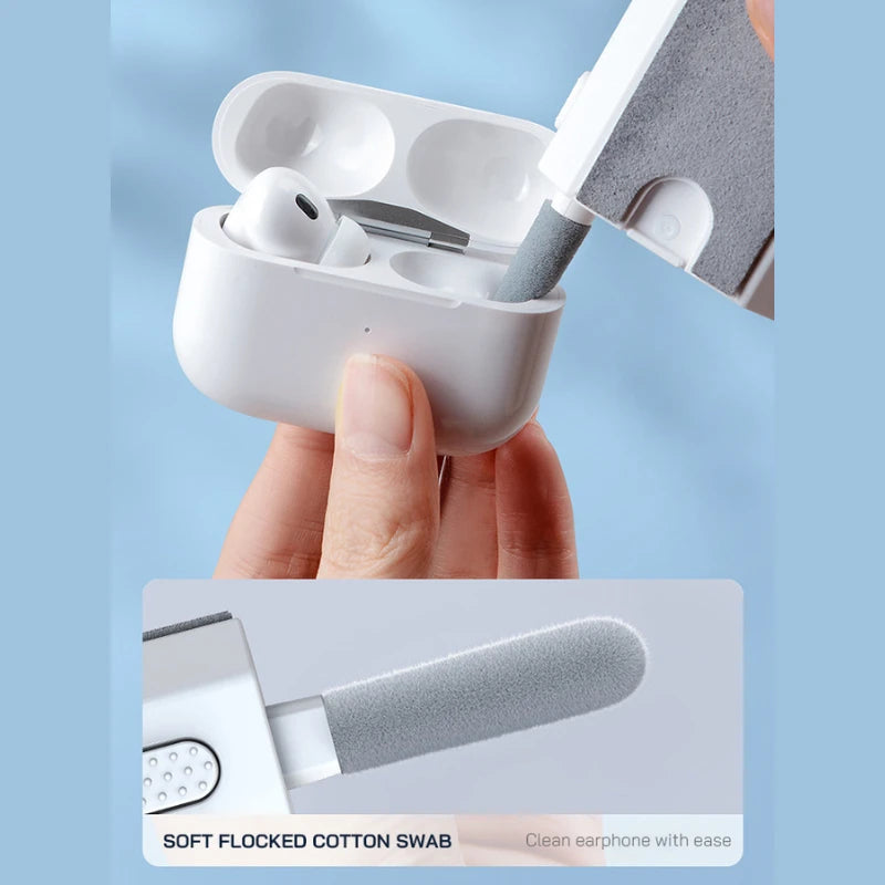 8-in-1 Multi-functional Electronics Cleaning Kit — Comprehensive Tool Set for Gadgets