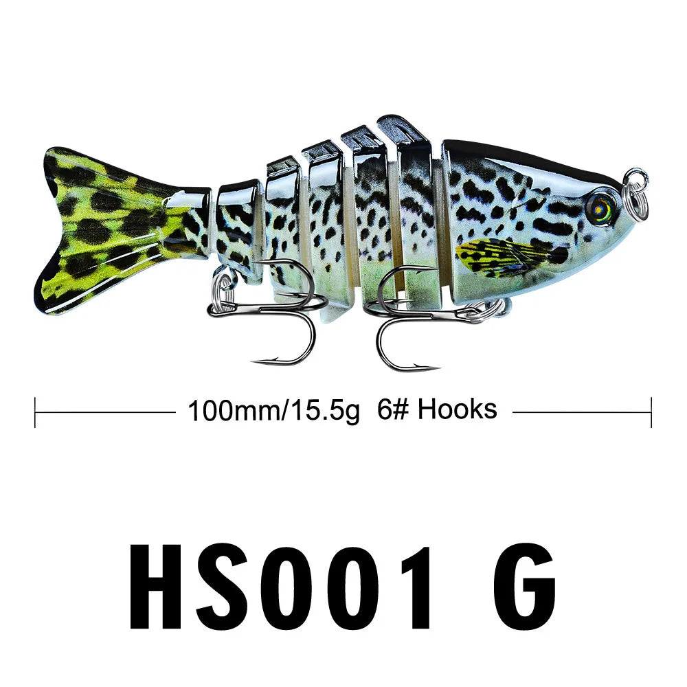 Multi-Section Fishing Lure Set — Versatile Artificial Bait for Various Waters