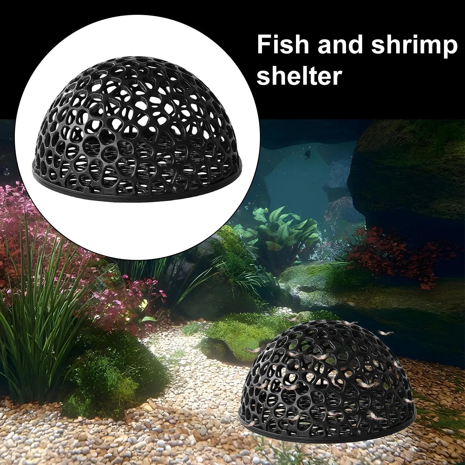Shrimp Breeding Cave — Aquarium Hiding Place and Fish Habitat