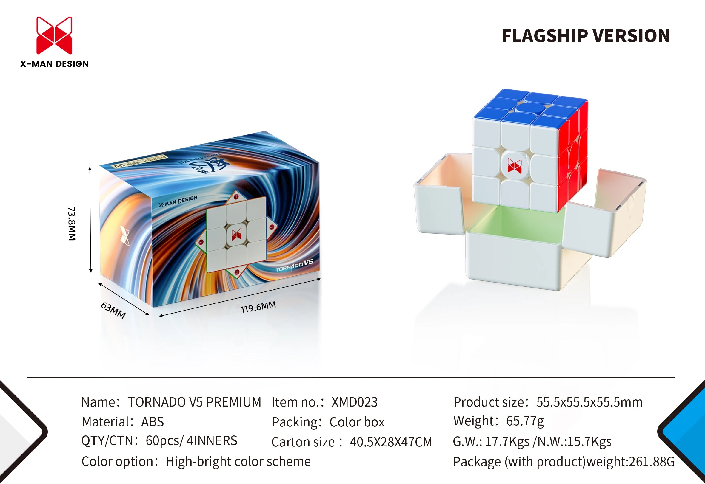 Magnetic Speed Cube — UV Coated Professional Puzzle Toy