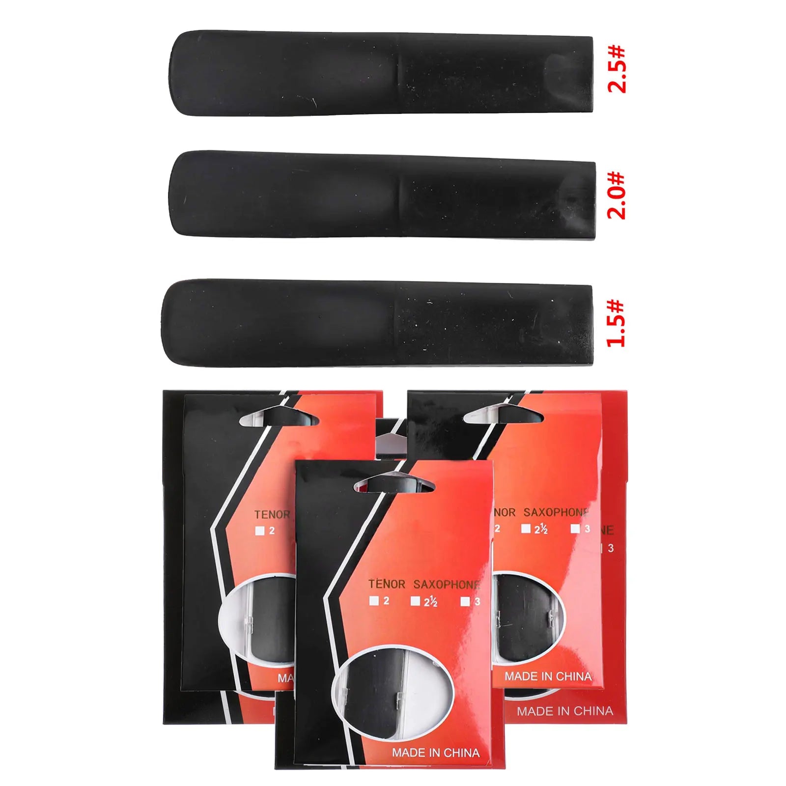 MEROCA Synthetic Saxophone Reeds — Durable Resin Reeds for Consistent Play