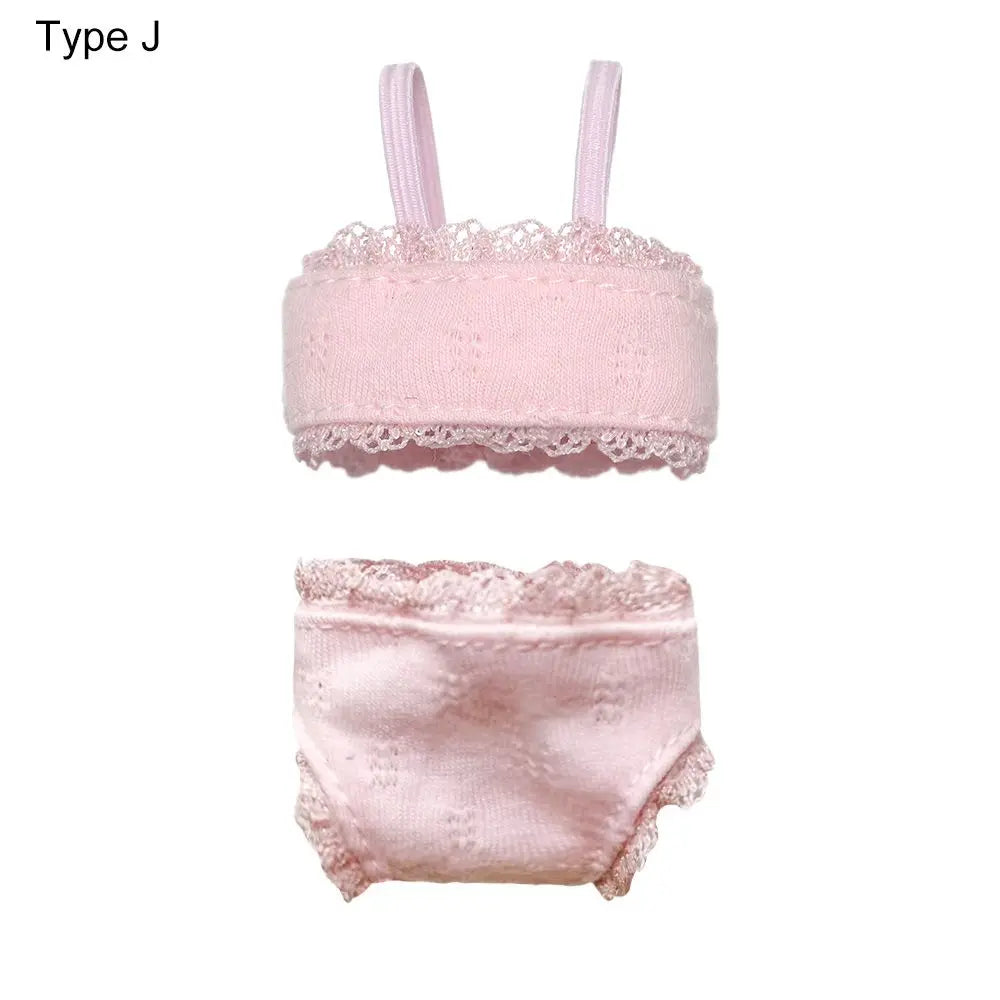 Lace Doll Night Dress Set — Fashionable Pajamas for 25-30cm Dolls