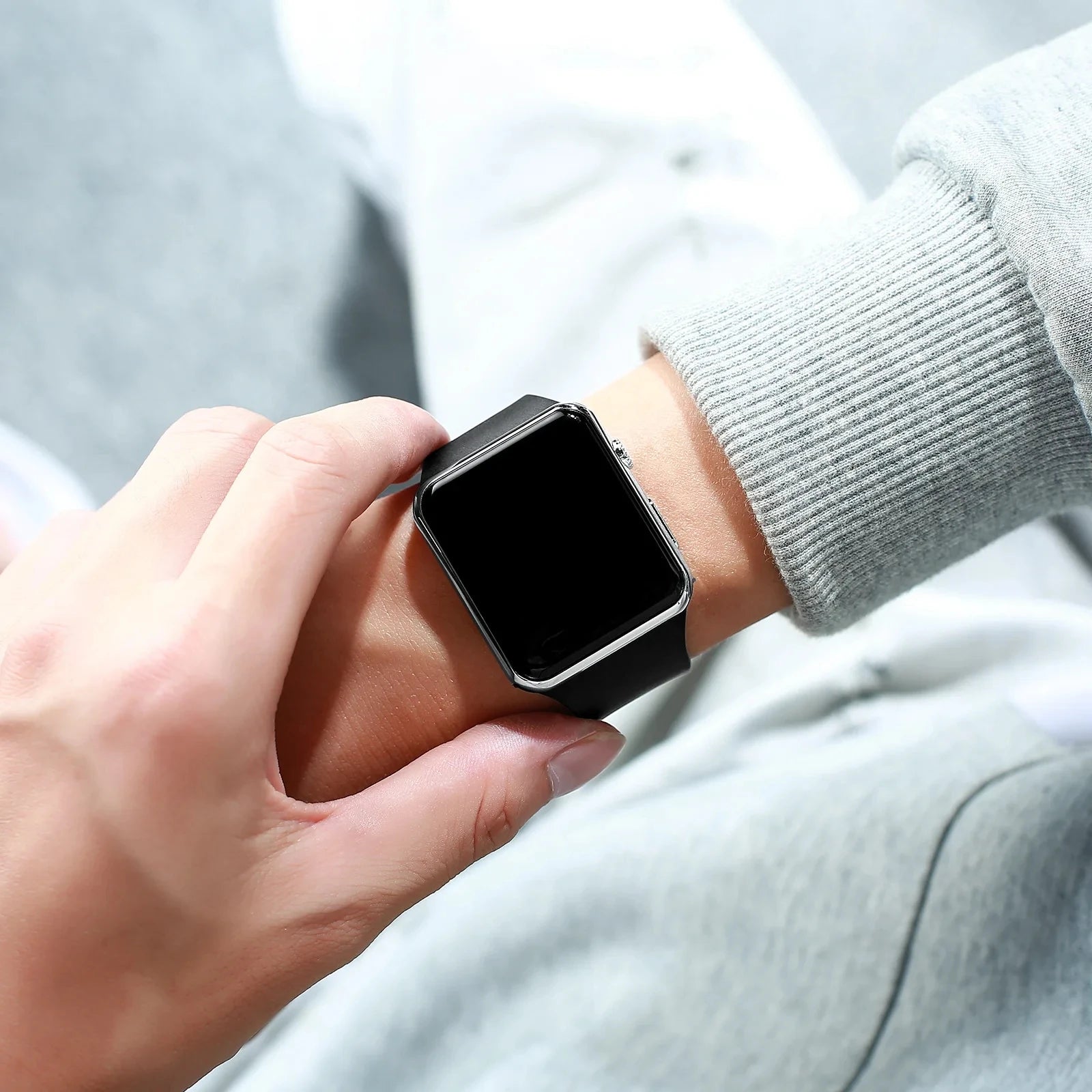 Digital LED Sport Watch — Lightweight Electronic Timepiece for Men and Women