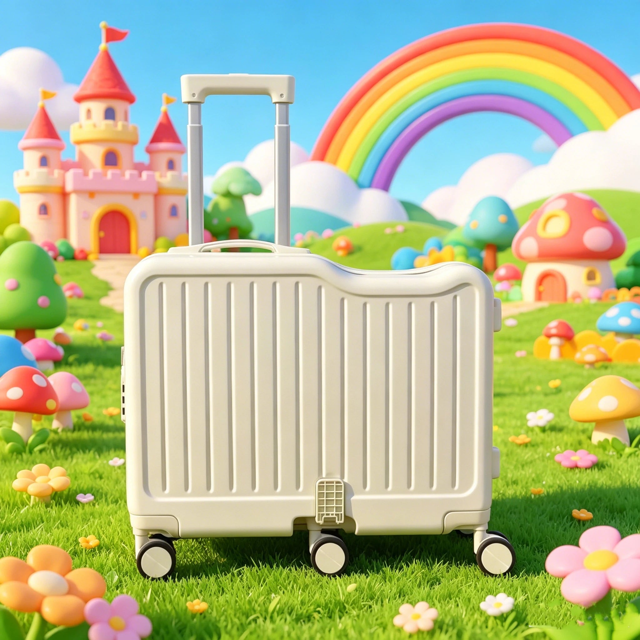 Children's Travel Suitcase — Durable Luggage with Password Lock