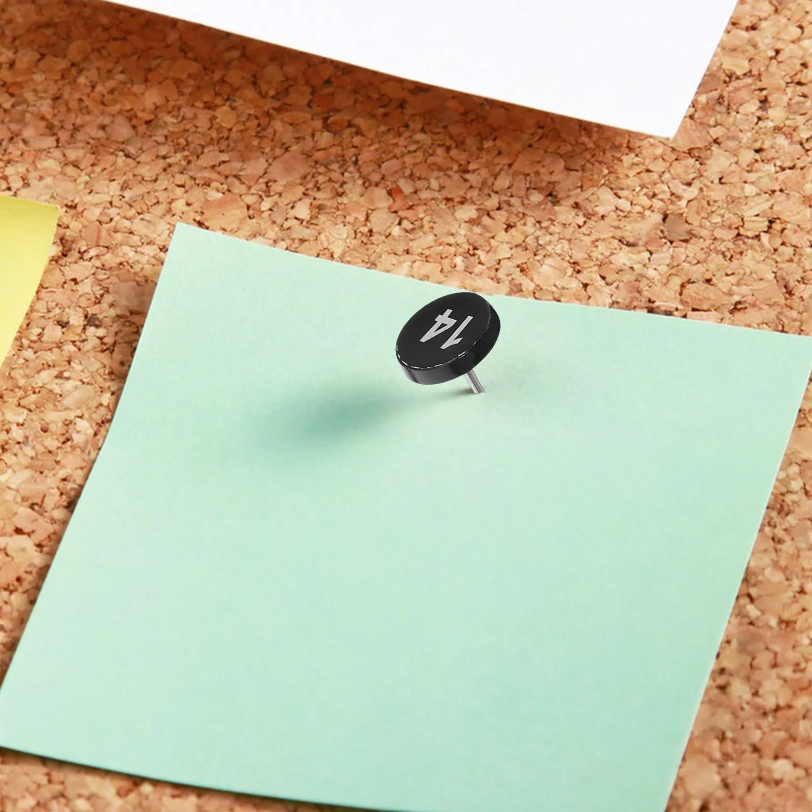 Numbered Round Flat Push Pins — 100 Piece Set for Organization & Mapping