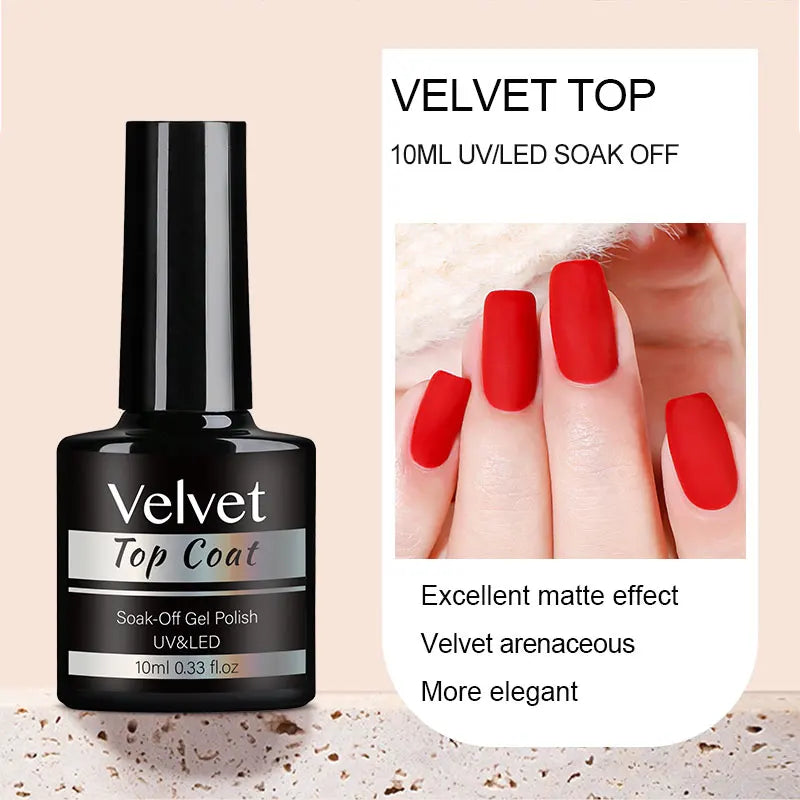 Arte Clavo Matte Top Coat Gel Polish — Long Lasting Non-Wipe Sealer