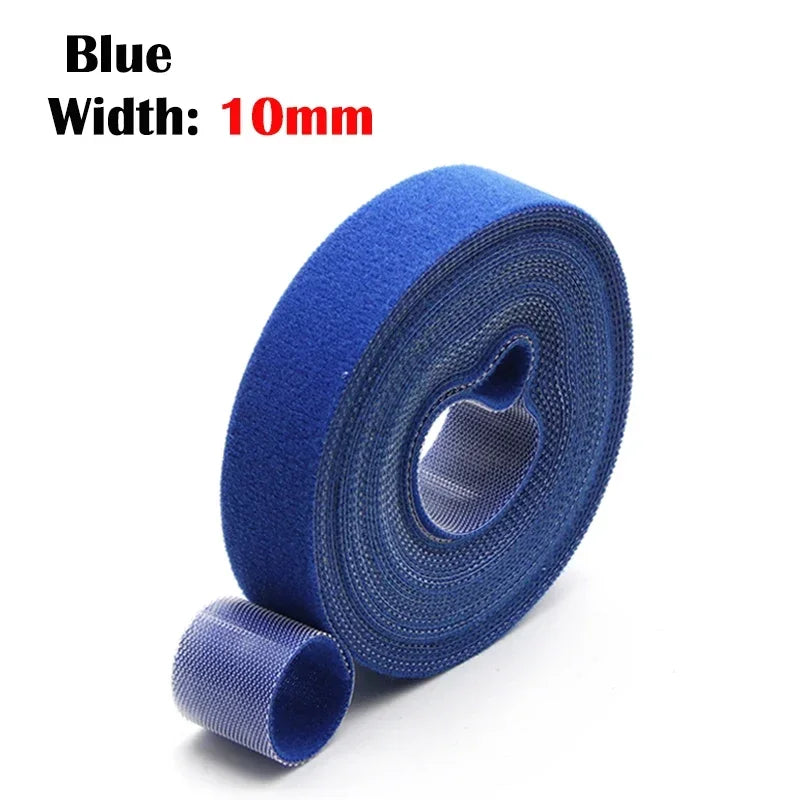 Reusable Nylon Cable Ties — Self-Adhesive Wire Management Straps