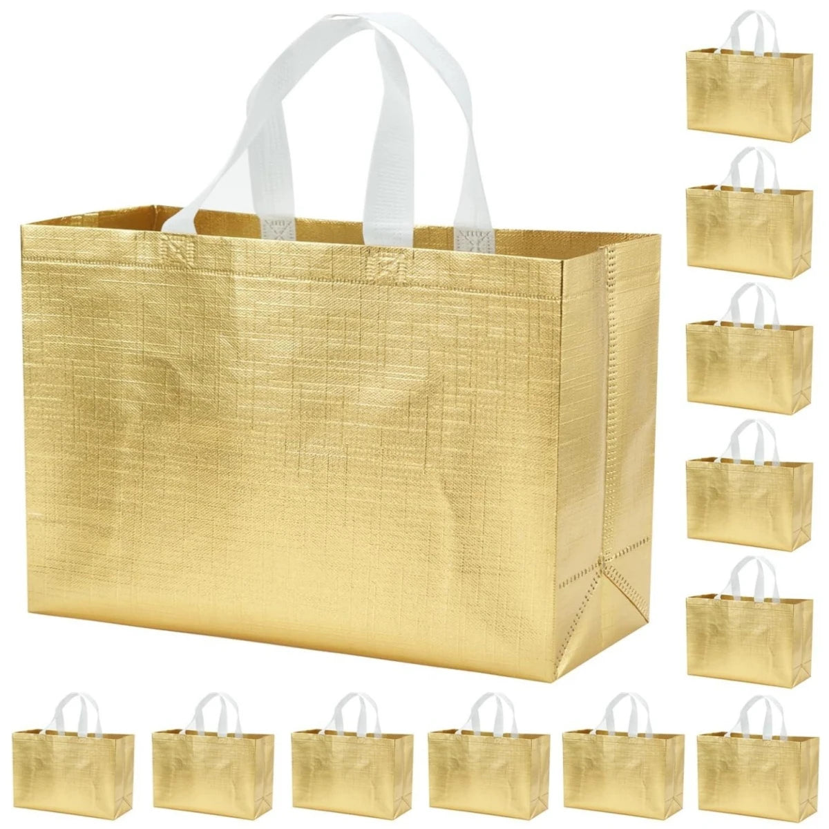 Reusable Glossy Gift Bag — Multi-Purpose Non-Woven Tote for Special Occasions