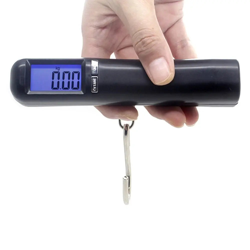 Digital Luggage Hanging Scale — Portable Travel Weight Checker with LCD Display