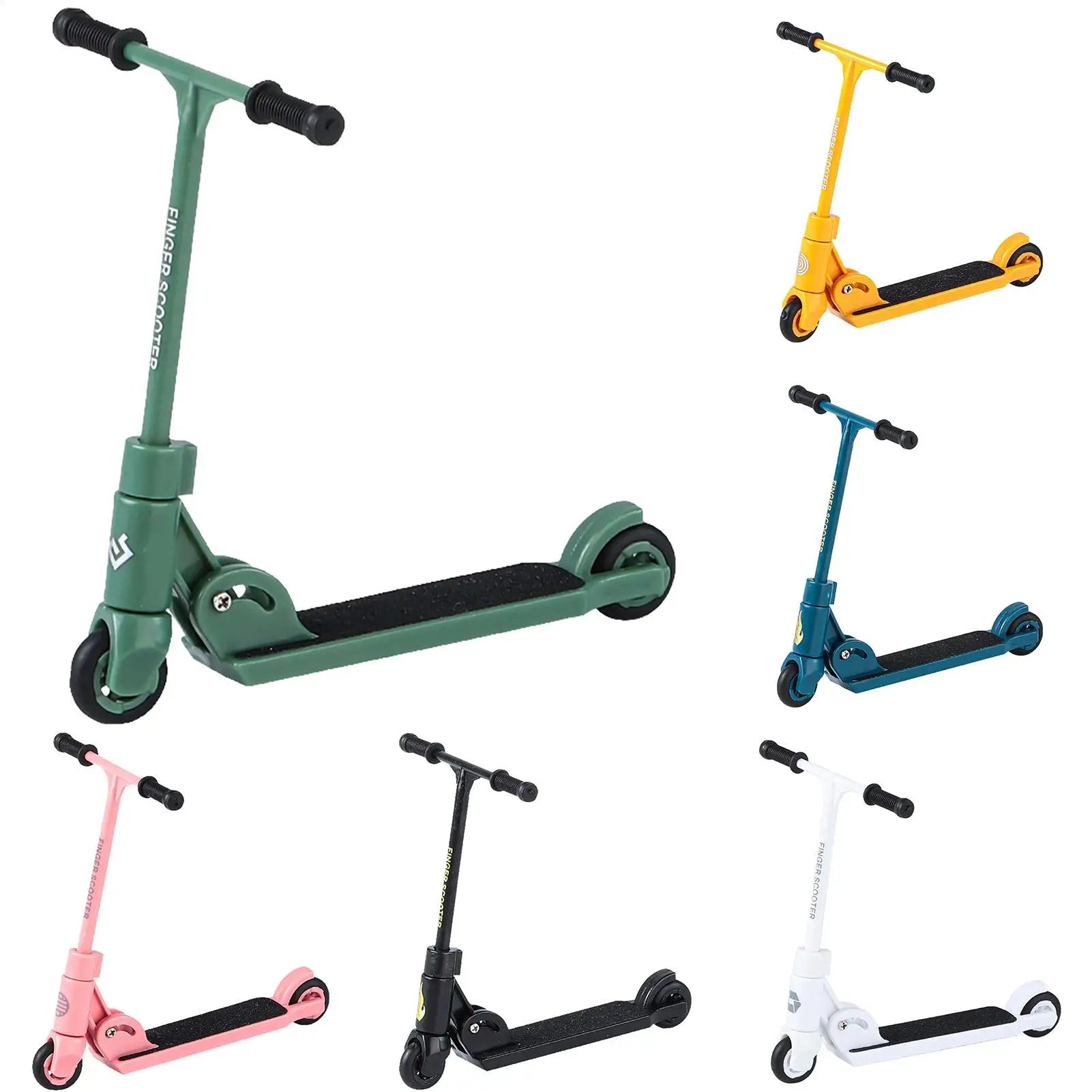 Foldable T-Type Finger Scooter — Mini Desktop Skate Toy with Brake