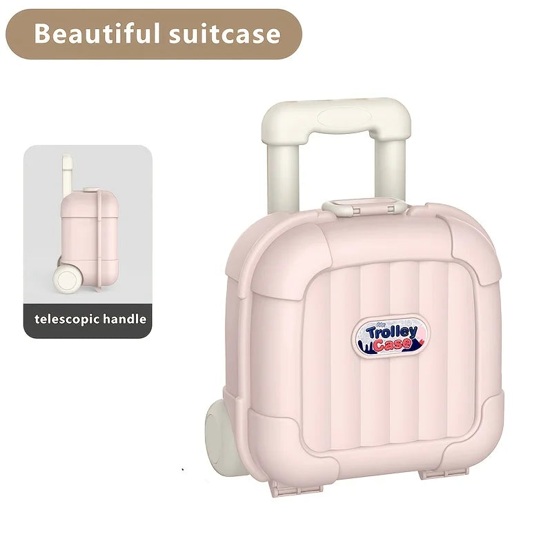 Compact Rolling Suitcase — Space-Saving Portable Travel Case