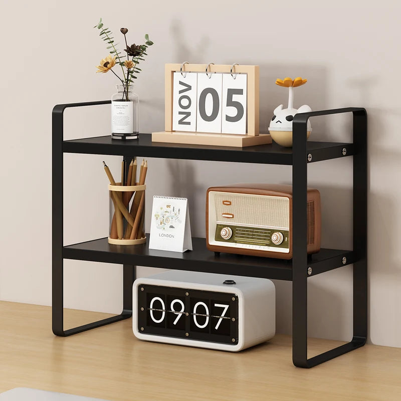 Multi-Layer Desk Organizer Rack — Versatile Desktop Storage Shelf