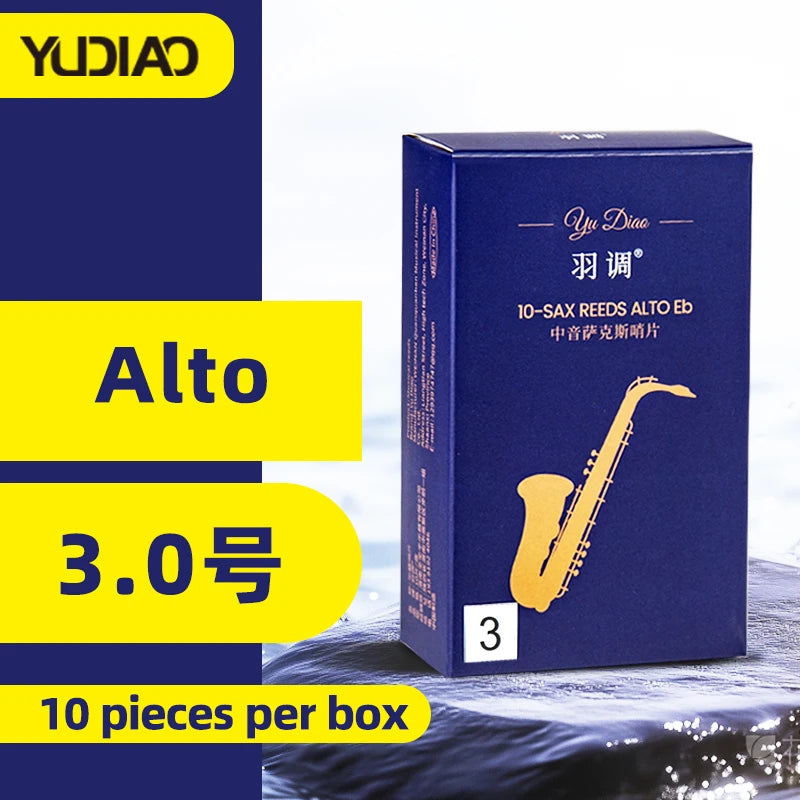 Saxophone Reeds — Natural Air-Dried Wood for Alto, Tenor, and Soprano