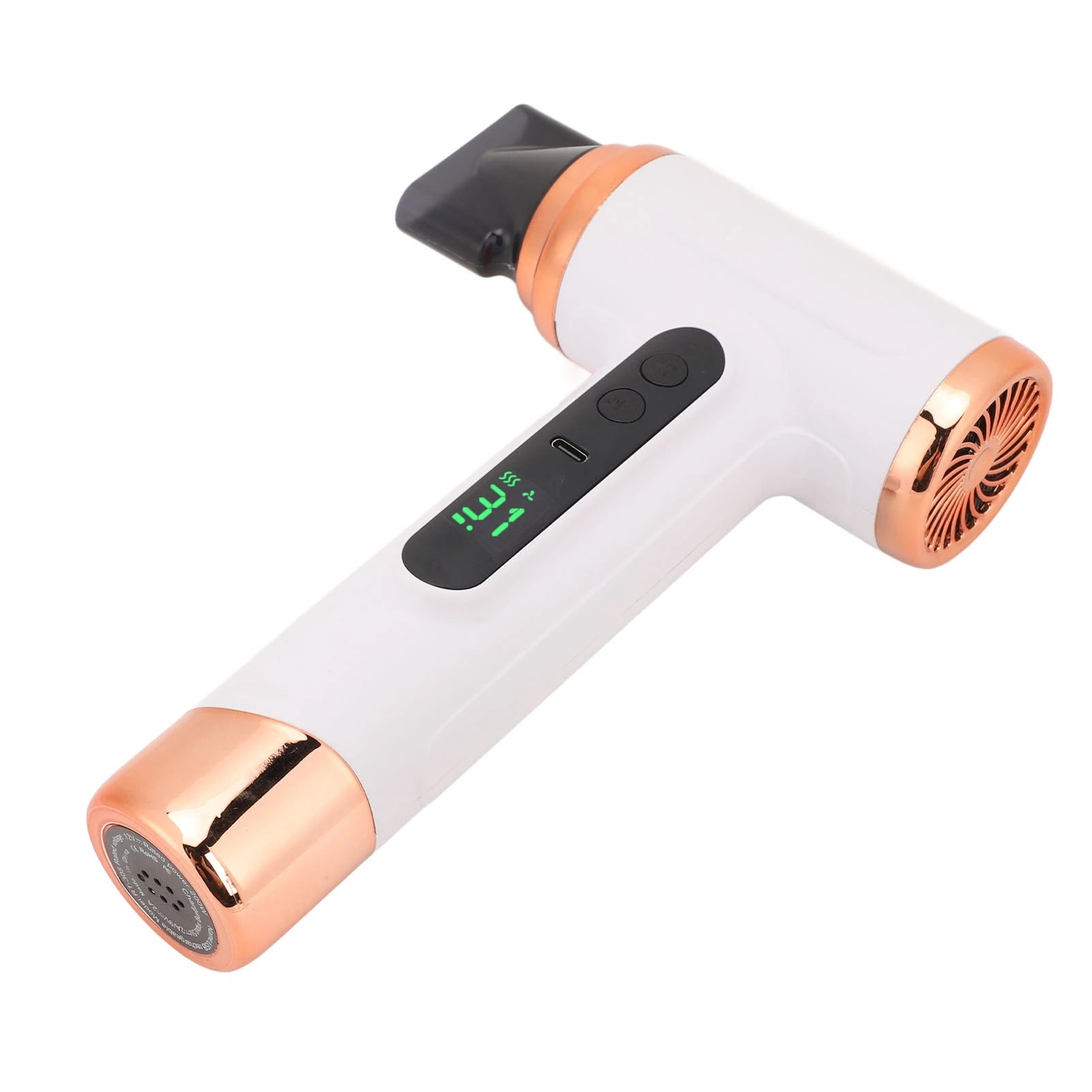 Cordless Portable Hair Dryer — USB Rechargeable with Hot and Cold Wind