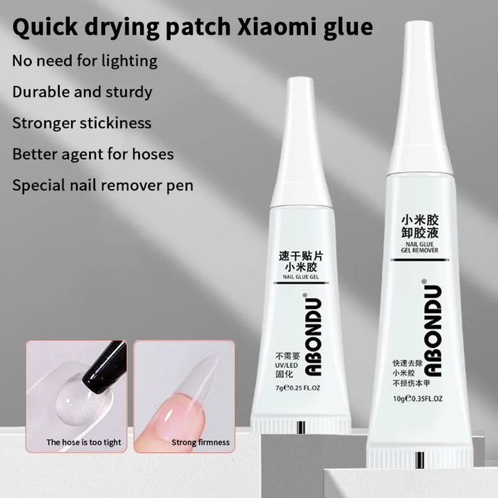 Quick Drying Solid Nail Glue — Long Lasting Press On Nail Adhesive