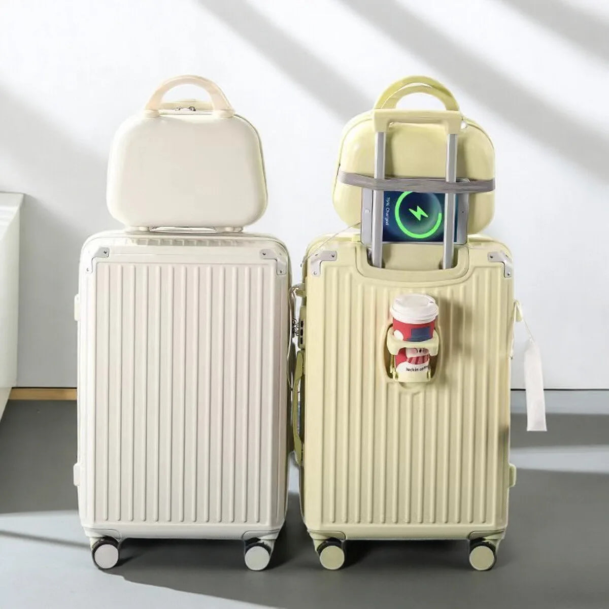 Multi-Functional Travel Suitcase — Large Capacity Carry-On with USB Port