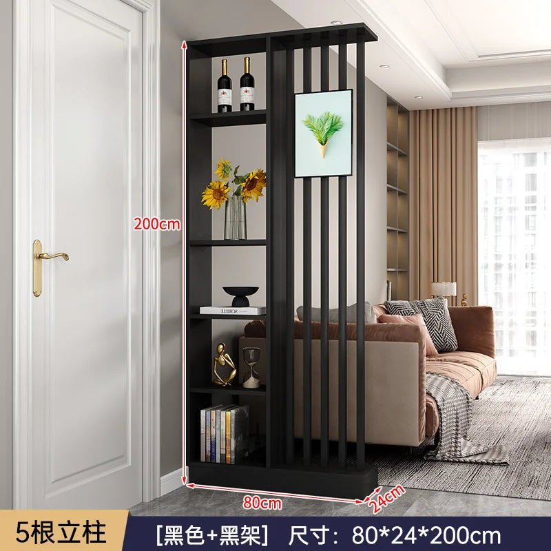 Modern Simple Room Divider — Elegant Wood Entrance Screen & Partition
