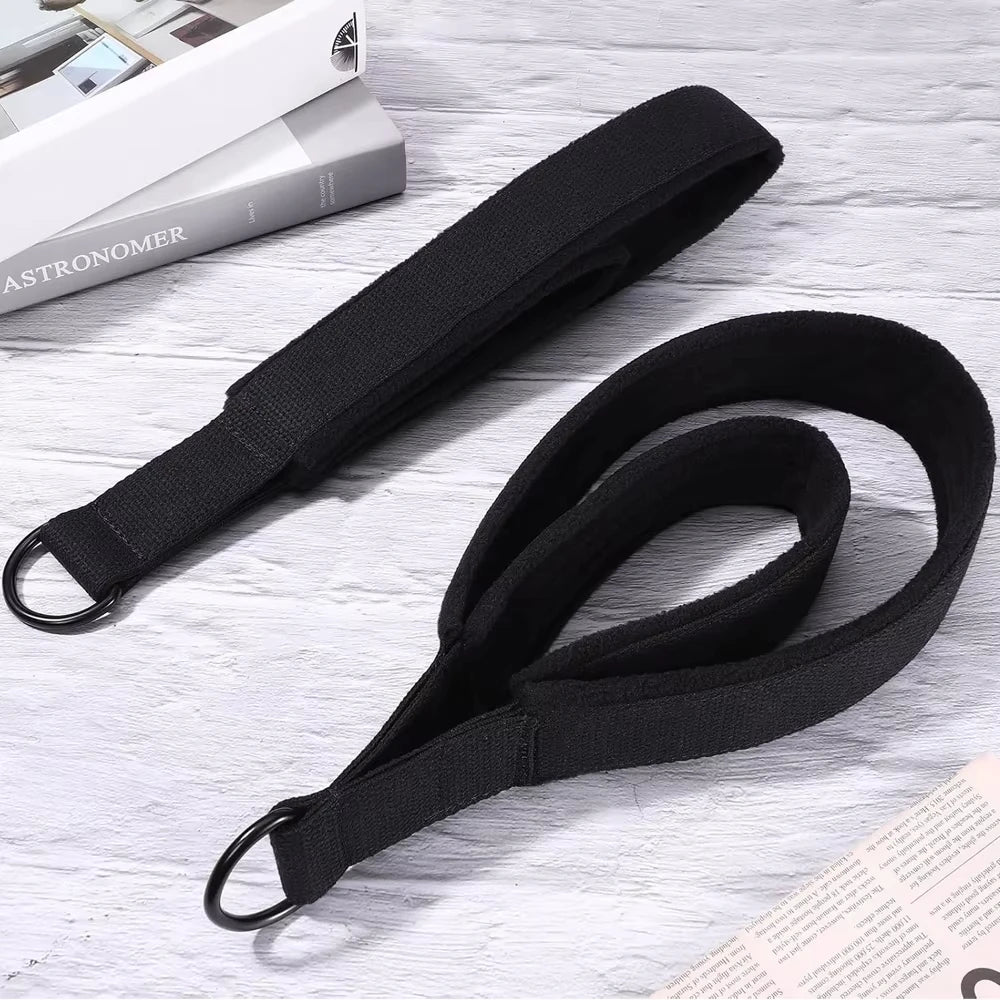 hufuch Double Loop Pilates Straps — Padded Reformer Exercise Equipment