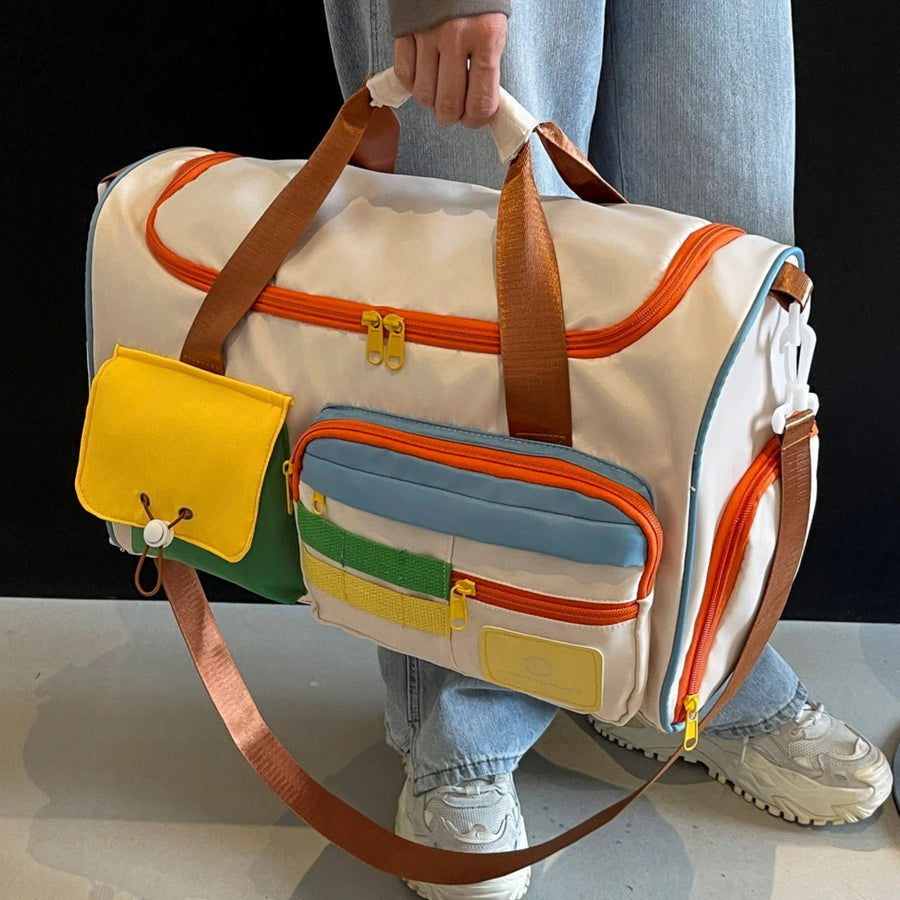 Multipurpose Nylon Duffel Bag — Versatile Travel & Fitness Tote