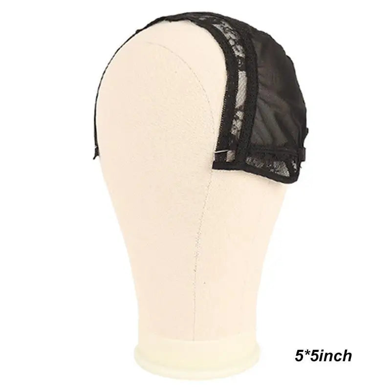 KuZHEN Adjustable Wig Making Cap — Breathable Lace Edge for Custom Hairpieces