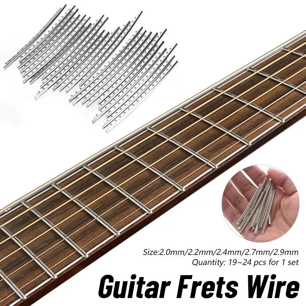 Stainless Steel Guitar Fret Wire Set — Precision Fingerboard Frets for Ukulele