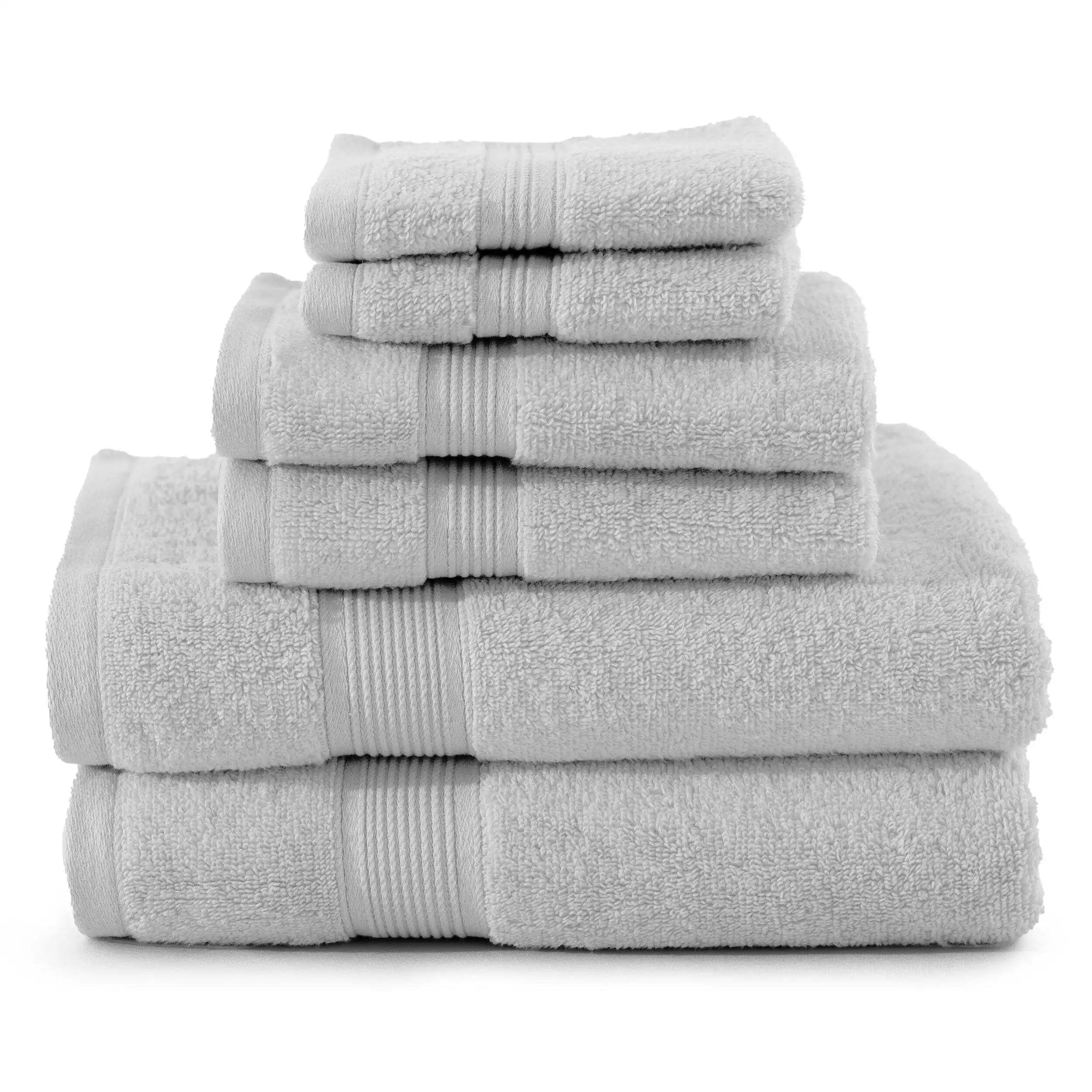 Premium 6-Piece Cotton Towel Set — Ultra Soft & Highly Absorbent