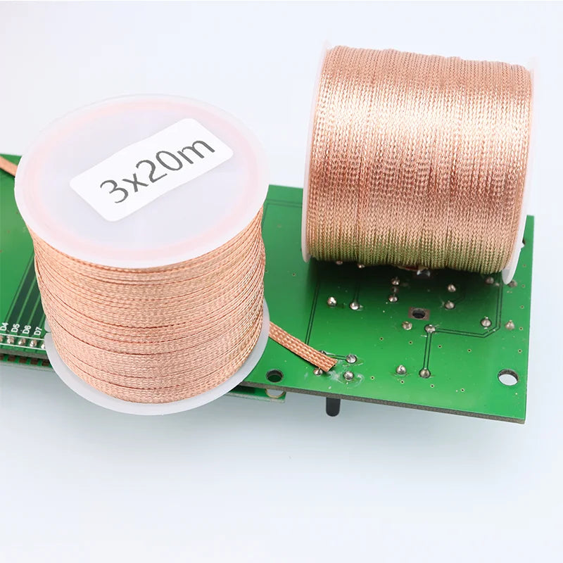 Copper Solder Wick Braid — Desoldering Tool for PCB and Electronics Repair