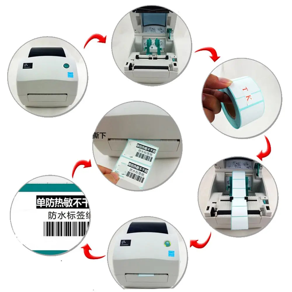 Thermal Label Stickers — Waterproof Price & Package Labels for Supermarkets