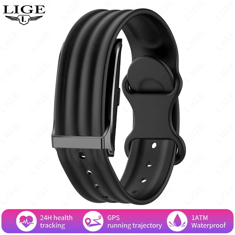LIGE Smart Watch — Fitness Tracker with Heart Rate & Blood Oxygen Monitor
