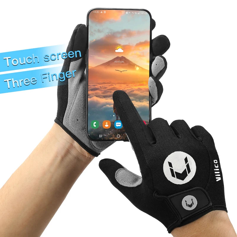 Kyncilor Sports Cycling Gloves — Breathable Non-Slip Full Finger Mitts