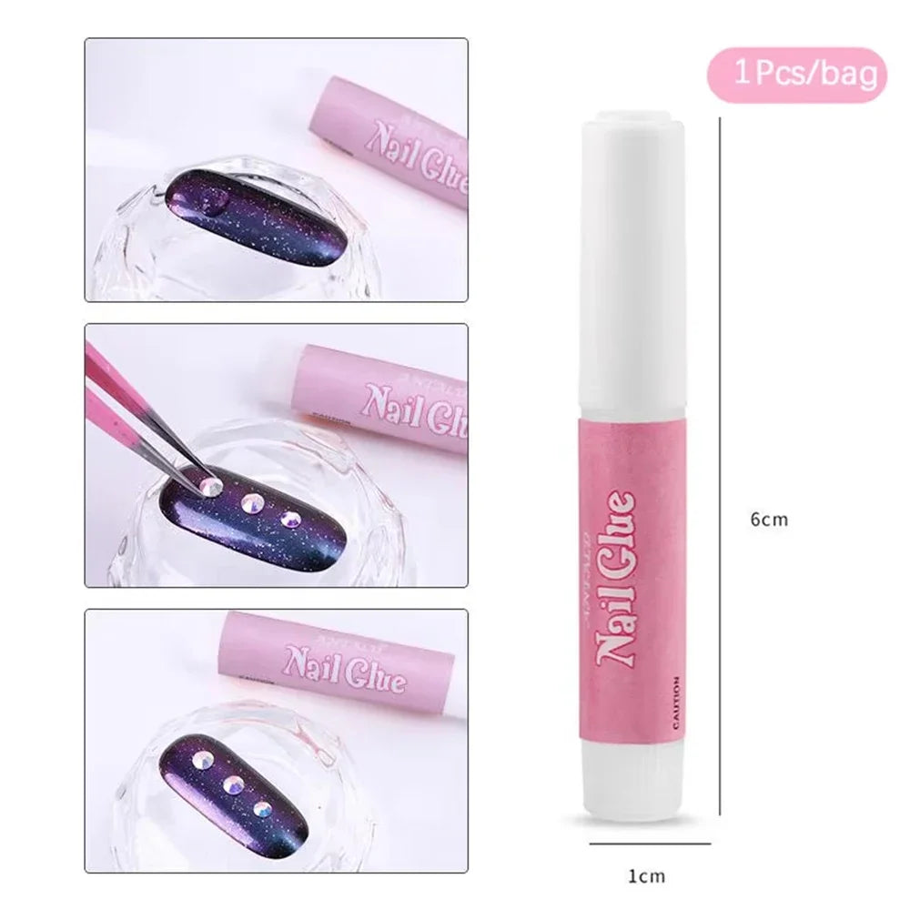 handaiyan Super Strong Nail Glue Set — Long Lasting Adhesion for False Nails